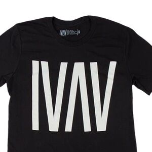 Curb Word - IVAV Collection Graphic Long Sleeve Tee, Size S